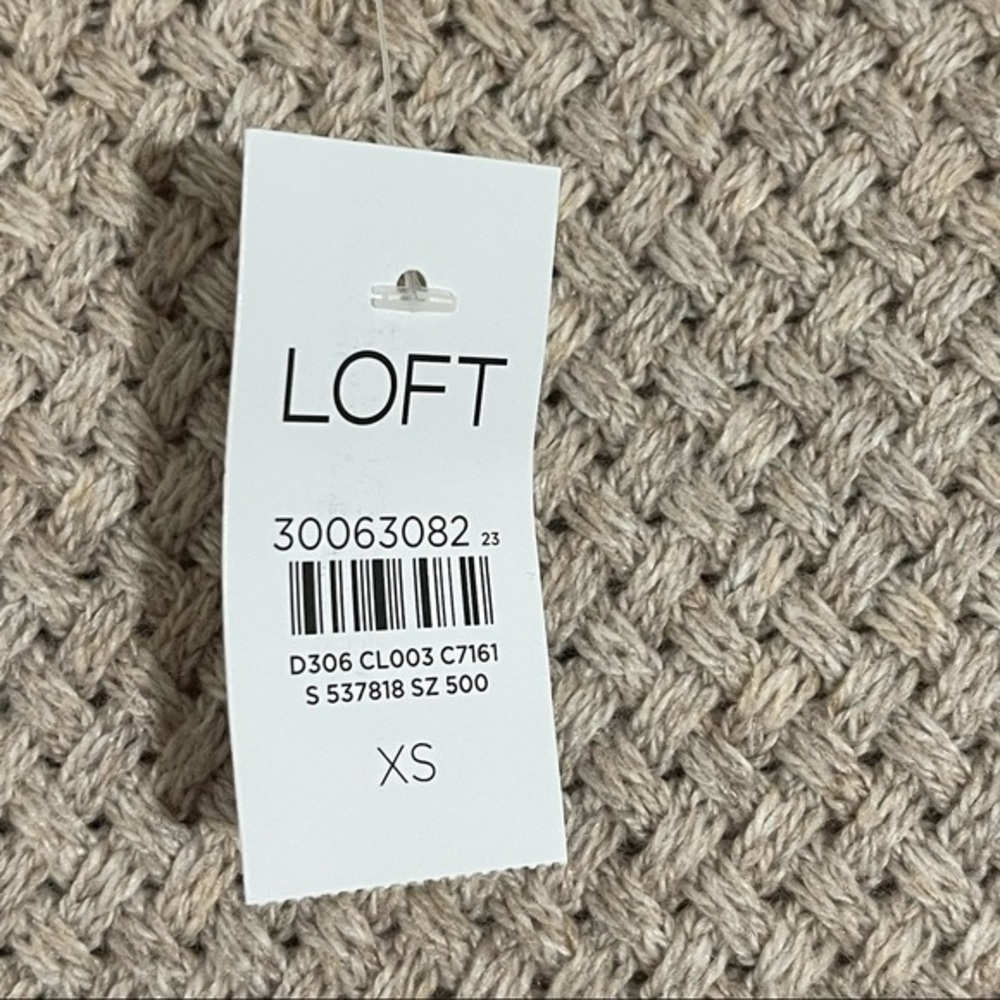 🎁 NWT! LOFT Knit Long Sleeve Sweater Top Shirt - Picture 4 of 9